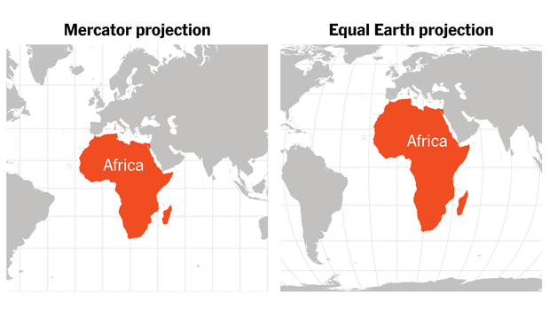 The U.N. Backs a New World Map Showing Africa in Its True Relative Size