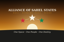 Alliance of Sahel States (aka AES) stars representing each country